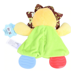 Newborn Baby Cute Playmate Plush Doll Toys Kids Cartoon Animals Hand Bells Rattles Toy Baby Teether Kids Teething Toys For Baby