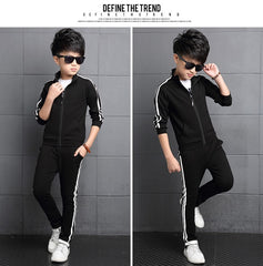 Spring Kids Boys Clothing Set Spring Autumn Kids Clothes Set 4 6 8 10 12 13 Years Boys Sports Suit Fashion Children Clothing
