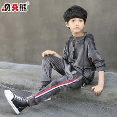 Spring Kids Boys Clothing Set Spring Autumn Kids Clothes Set 4 6 8 10 12 13 Years Boys Sports Suit Fashion Children Clothing