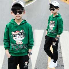 Boy Tracksuit Clothes set Kids Spring&Autumn Cotton Long Sleeve Sports Suit Boys Clothing Sets 4 6 8 10 12 years