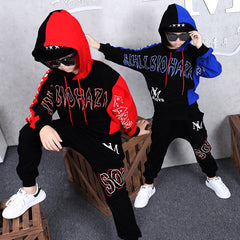Children Tracksuit Boys Hoodies + Pants Casual Outfits Kids Spring Autumn Clothing Long Sleeve Sports Suits 8 10 12 13 Years