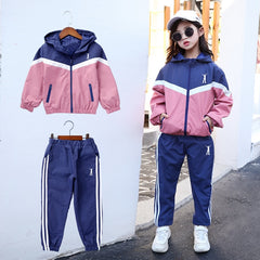 Girls Clothing Sets Teenage Autumn Tracksuit Kids Plus Size Sportswear Girls Suit Costume Sports  Suits 6 8 10 12 years olds