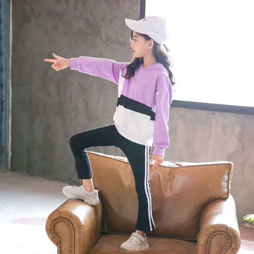 Girls Clothes Autumn Long Sleeve Size for 4 5 6 7 8 9 10 11 12 14 Years old Children Clothing Set 2019 New Cute Red Sports Suit