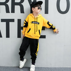 2018 Spring Autumn Kids Clothes Boys 3 4 5 6 7 8 9 10 11 12 Years Boys Clothing Set Sports Suit Boys Hooded Jacket And Pants
