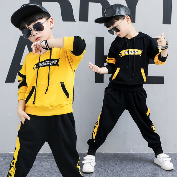 2019 Spring Autumn Kids Clothes Boys 3 4 5 6 7 8 9 10 11 12 Years Boys Clothing Set Sports Suit Boys Hooded Jacket And Pants