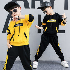 2019 Spring Autumn Kids Clothes Boys 3 4 5 6 7 8 9 10 11 12 Years Boys Clothing Set Sports Suit Boys Hooded Jacket And Pants
