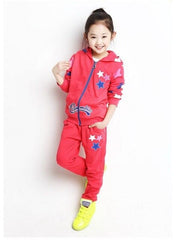 Retail Children Jogging Tracksuit Set Hooded Coat + Pants Kids Boy Baby 2019 Spring Autumn Clothes Sports Suit 4 6 8 10 12 Years