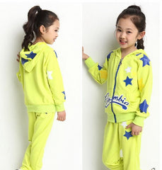 Retail Children Jogging Tracksuit Set Hooded Coat + Pants Kids Boy Baby 2019 Spring Autumn Clothes Sports Suit 4 6 8 10 12 Years